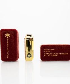 ACE ULTRA – DISPOSABLE RECHARGEABLE VAPE CART – DIAMOND SAUCE – 2G (2000MG)