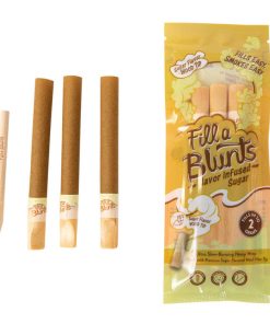 Fill-a Blunts 2 Gram Fatty Pre Rolled Hemp Wrap Blunt Tubes with Sugar Flavor Wood Filter Tips