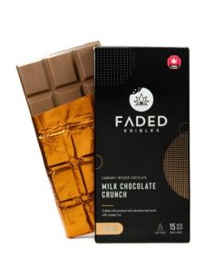 Faded Cannabis Co. Milk Chocolate Crunch Bar